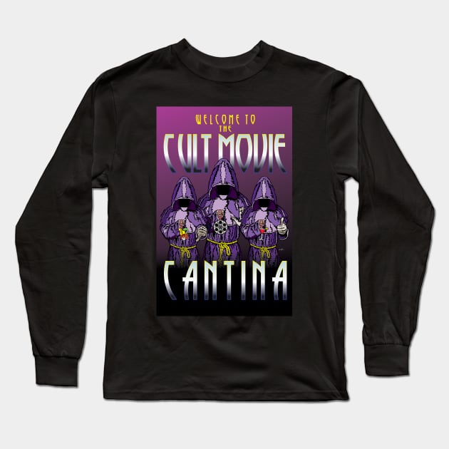 Cult Movie Cantina Poster (2019) Long Sleeve T-Shirt by Scotty White